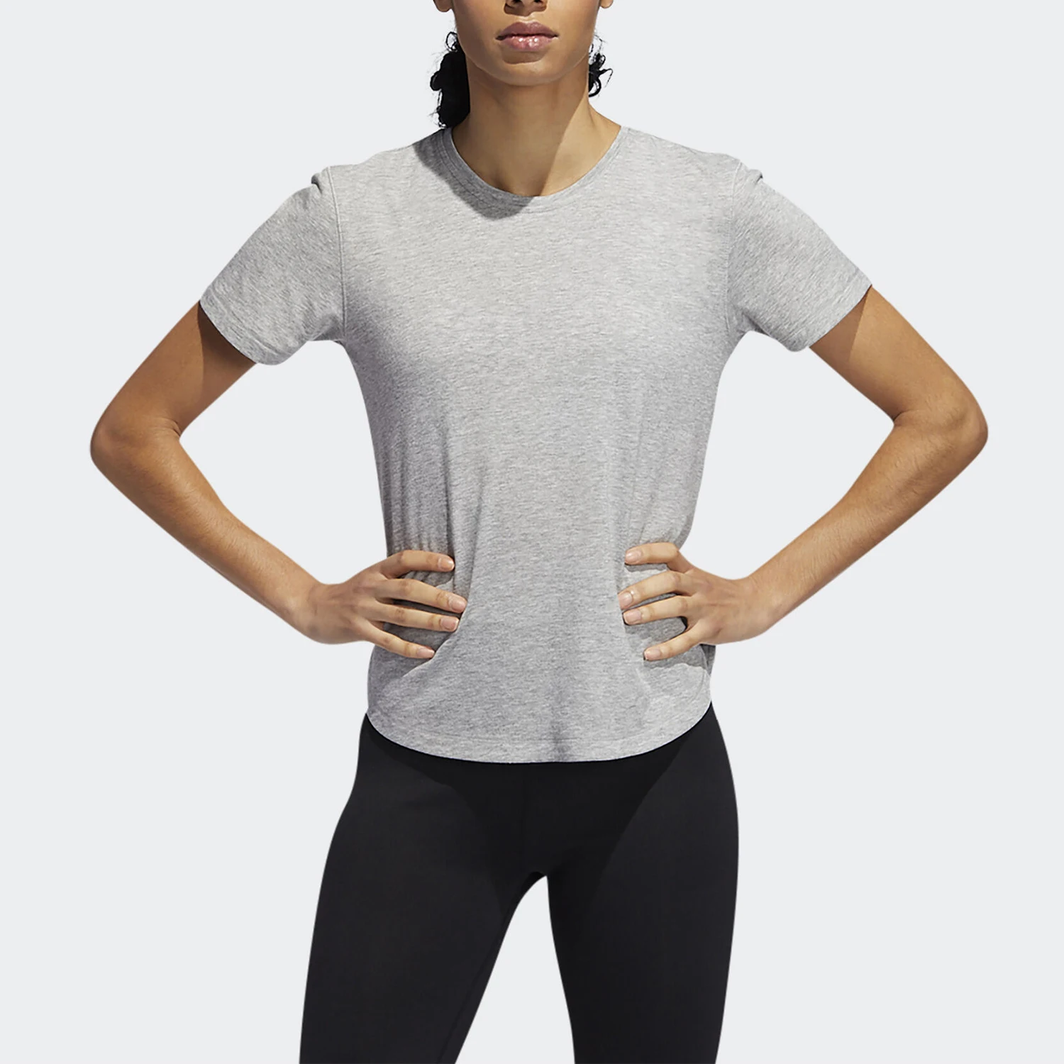 adidas-authentic-summer-women's-soft-training-knit-breathable-short-sleeve-t-shirt-dx7533