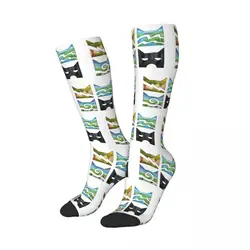 Classic Four Warriors Warrior Cats Logo Socks Harajuku Super Soft Stockings All Season Long Socks for Unisex Birthday Present