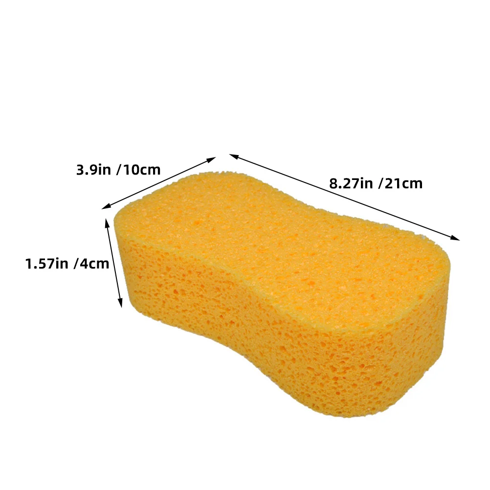 2 spugne per ossa in spugna antigraffio, produzione di schiuma, pulizia, design poroso per autolavaggio