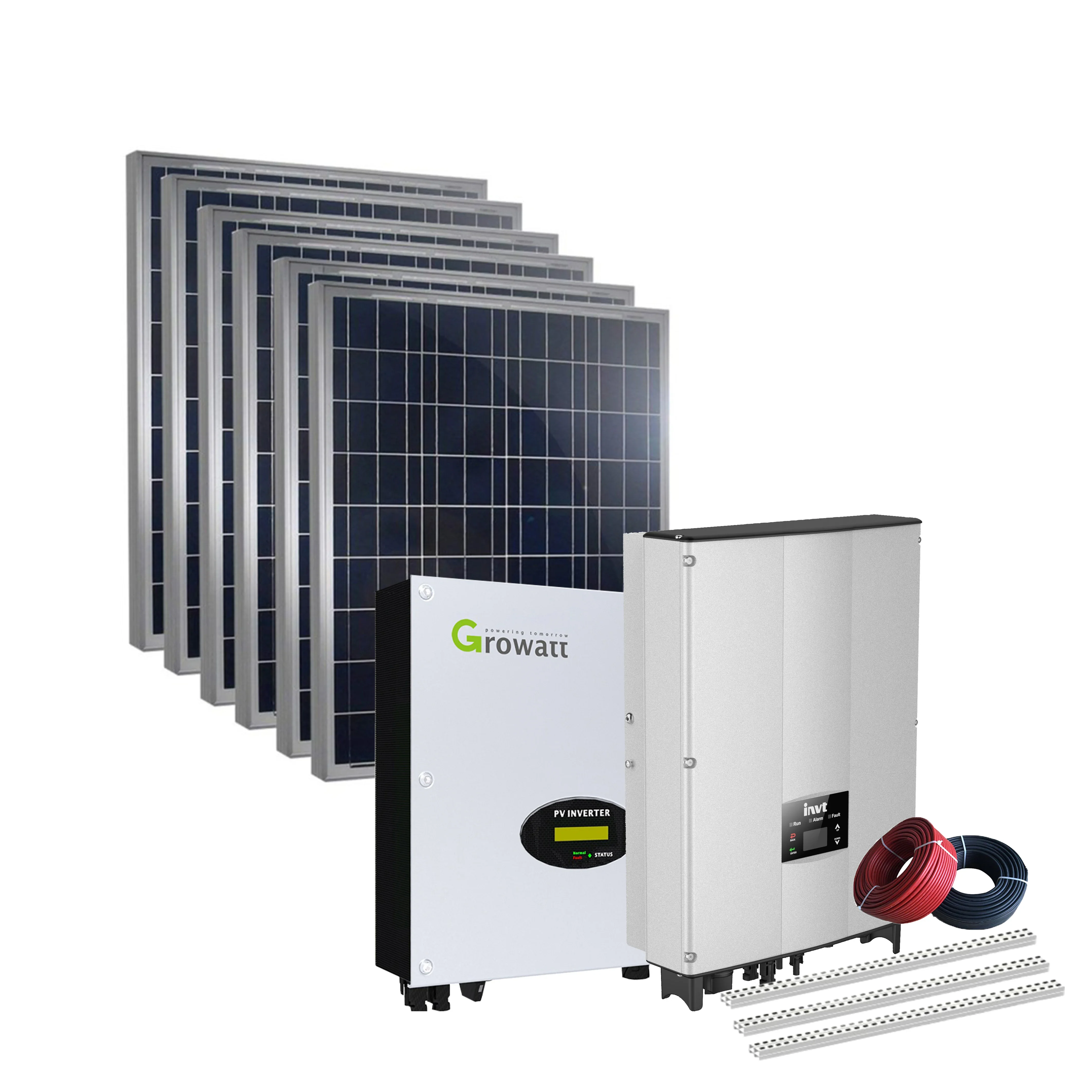 Di alta qualità 30kw 320w di energia solare sul sistema di rete a casa con il buon prezzo
