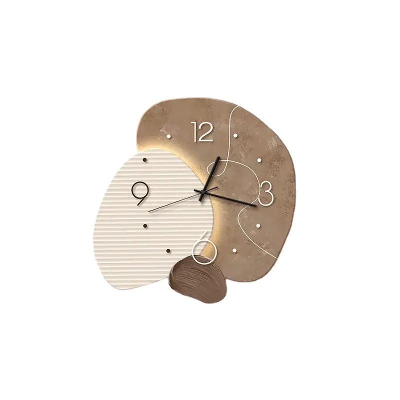 Special-Shaped Wall Clocks, Restaurant Wall Watch, Simple Household Quiet Clock, Living Room Personality, Background Wall Decora