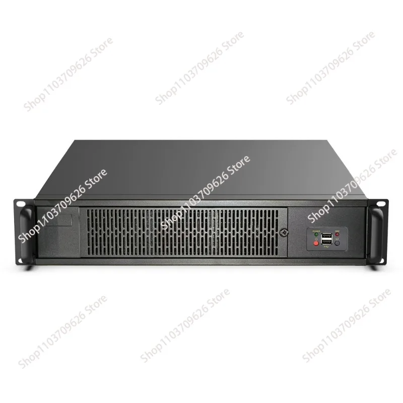

2U chassis EATX main board industrial control server full height graphics card redundant power supply 19inch cabinet air cooling