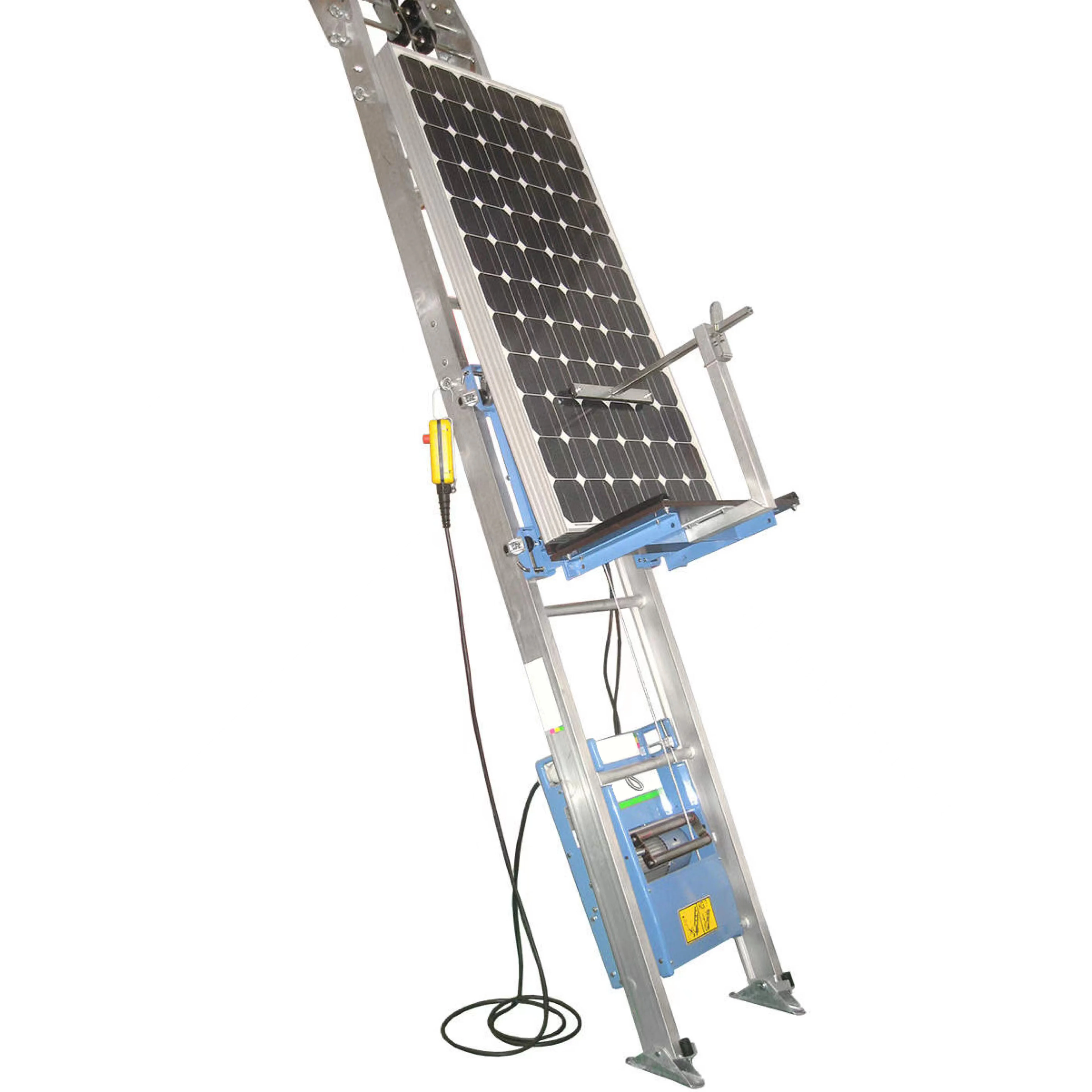 Factory Price Safety Automatic Aluminum Alloy Electric Hoist Ladder Lift for Solar Panel