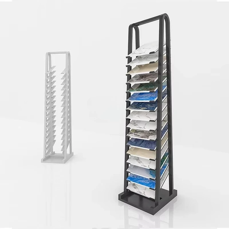 &c Manufacturer Metal Rack Wood Flooring Hardwood Timber Simple Ceramic Tile Stone Rack Granite Quartz Stand