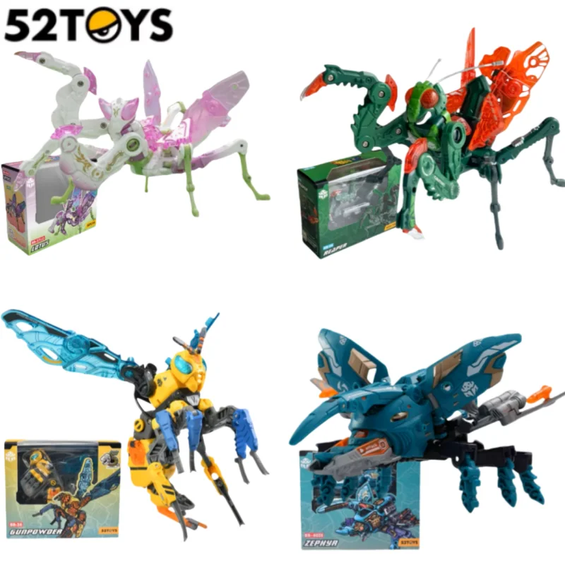 

52toys Genuine Beastbox Series Insect Tribe Transforming Toys Assembling Models Trendy Mecha Figurines Toys Boys Surprise Gifts