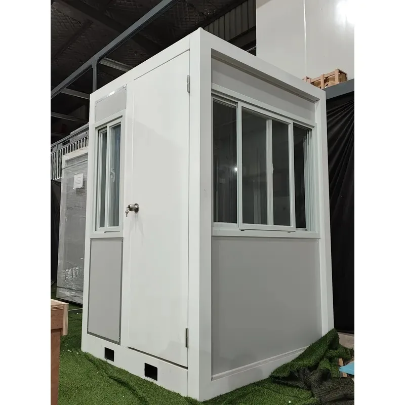 Outdoor Mobile Modular Guard Box Custom Safety Compartment with Assembled Wool Board Durable Portable Use