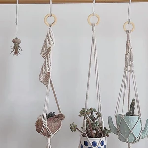 Unfinished solid wood rings 15-100mm natural wood rings for macrame diy crafts wood rims 8 Main Sales Macrame Wood Rim - №3