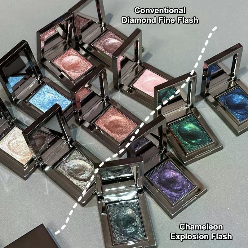 헤로랑 싱글 아이섀도우 팬 펄 글리터 쉬머 브라이트닝 언더 아이 하이라이터 퍼티 메이크업 아티스트리용