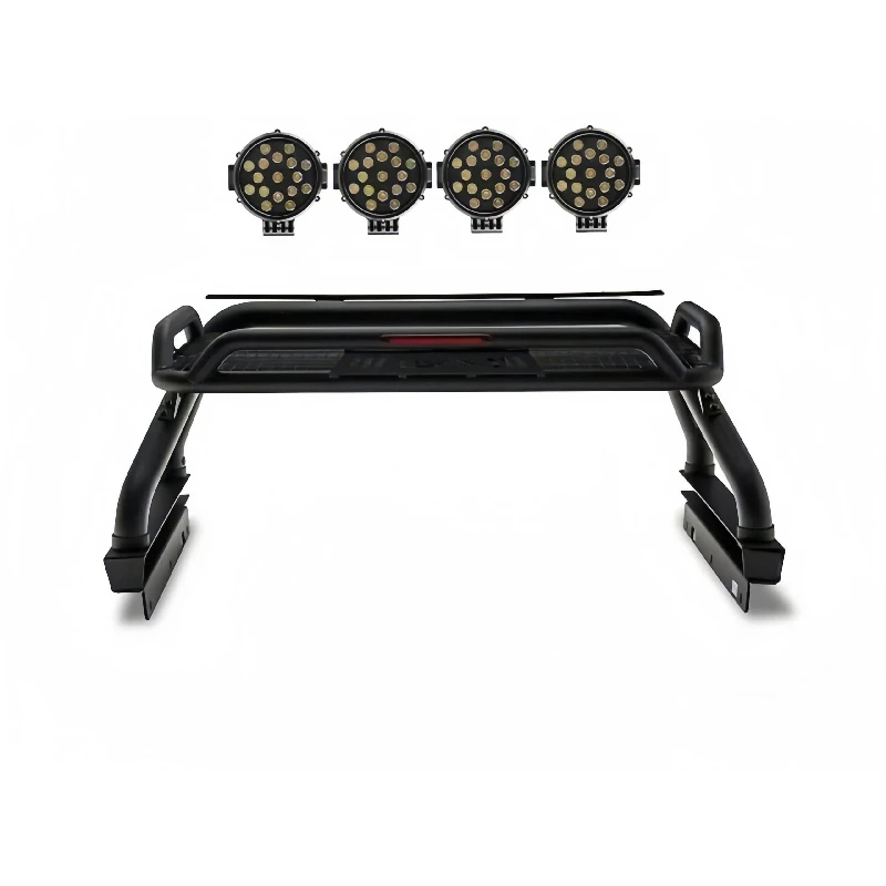 Heavy Duty Universal Bolt-On Steel Anti Roll Bar Bed Rack With Powder Coating, 4x4 Offroad Pickup Truck Exterior Modification Ac