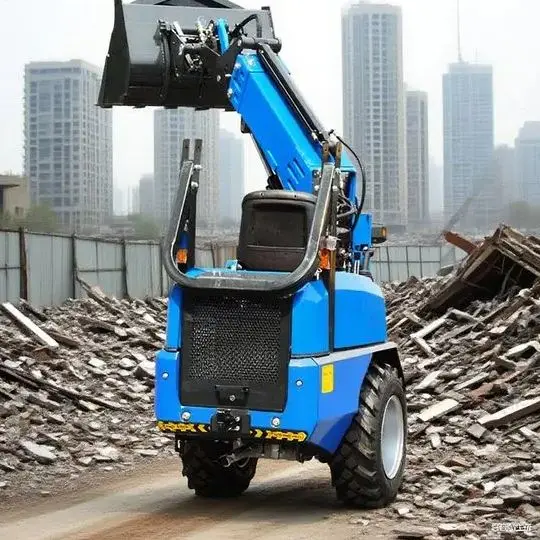 

Mini Telescopic Front Wheel Loader Small Arm Earthmoving Machinery Factory Direct Customized Sales