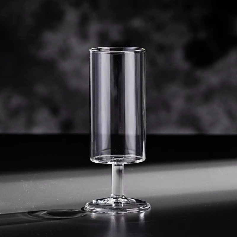 Japanese Collin Cups Creative Long Drink Cup Cocktail Glasses Cup Small Capacity Glass Tall Champagne Glass Drinkware Accessory