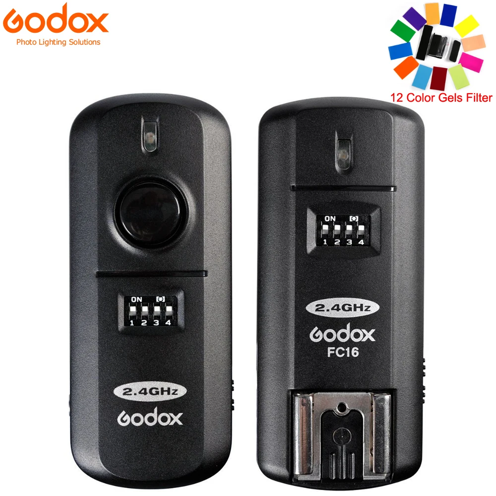 Godox FC-16 16 Channels 2.4G Wireless Remote Flash Trigger for nikon Z9 Z8 D850 D810A D800E D800 D750 D700 D610 D5 D4 D3 D4S D3X