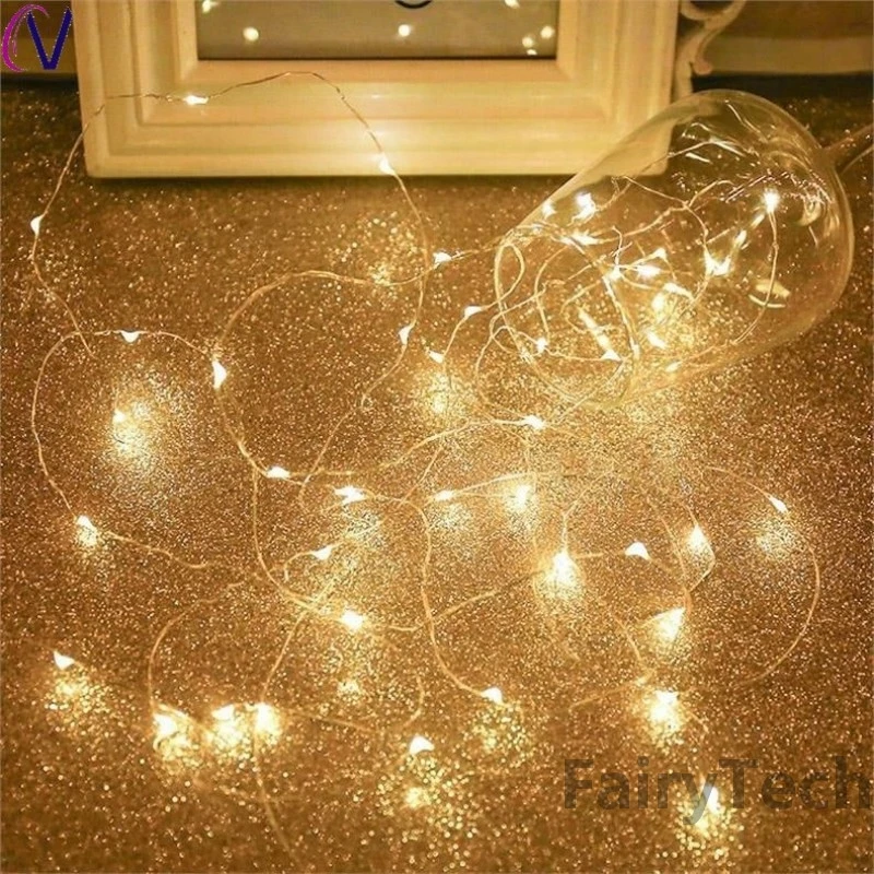 10/20/30M USB LED String Lights Copper Silver Wire Garland Light Waterproof Fairy Lights For Christmas Wedding Party Decoration