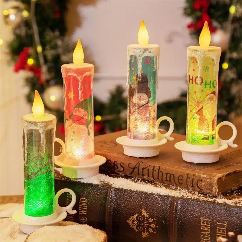 LED Prayer Flameless Candles Jesus Saints Religious Candles Decoration Christmas Easter Led Electronic Candle Light