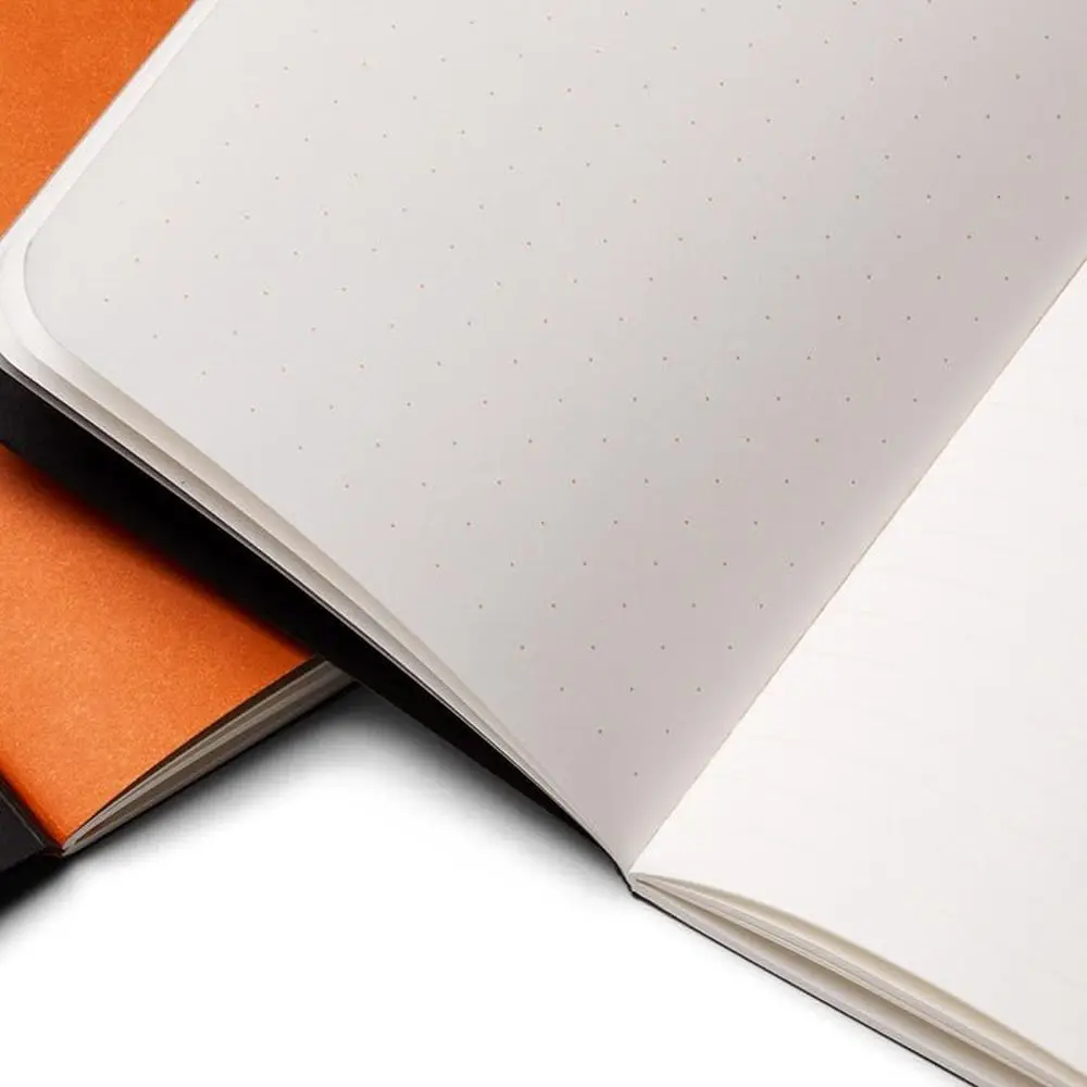 Leather Notebook Cover, Black - Premium Folio for Protection and Style