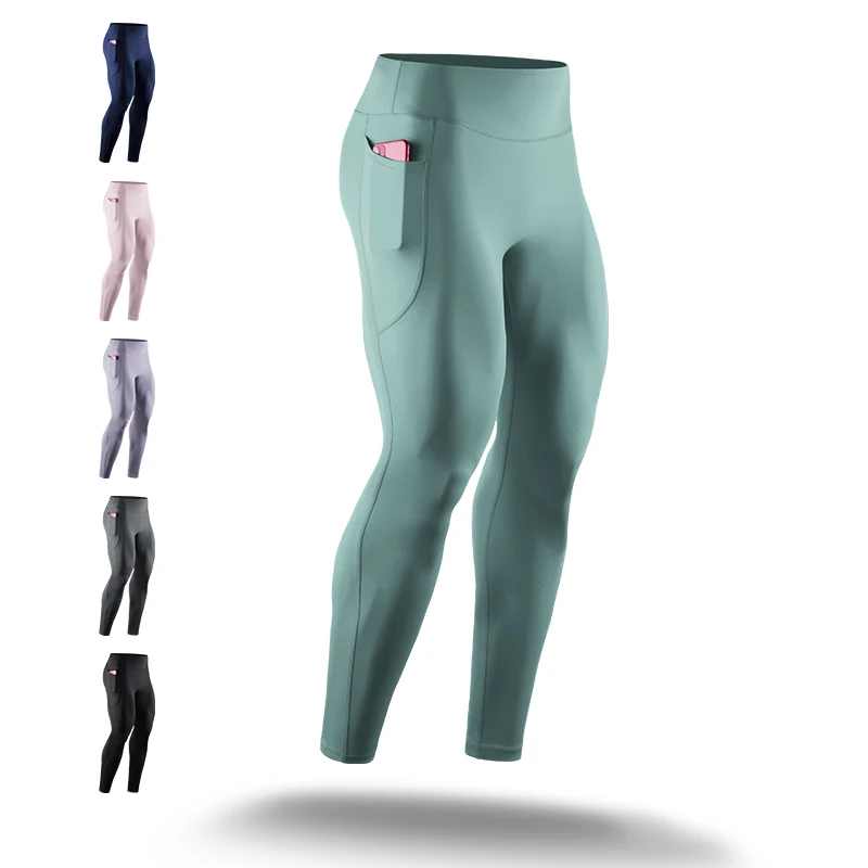 

Spring and Autumn Running Tight Pants Men's Sports Training High Waist Compression High Elasticity Track and Field Speed Drying