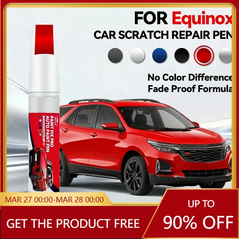 

Ручка-корректор для ремонта лакокрасочного покрытия Chevrolet Equinox 1990-2026, средство для удаления царапин, аксессуары для авто, черный, белый, серебристый