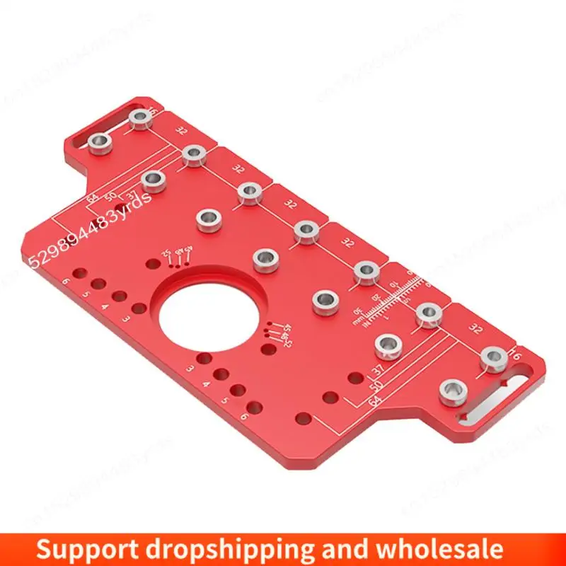

AA86 2In1 Door Handle Shelf Pin Drilling Guide Jig Woodworking Hinge Drilling Locator Hinged Cabinet Door Hole Puncher Jig