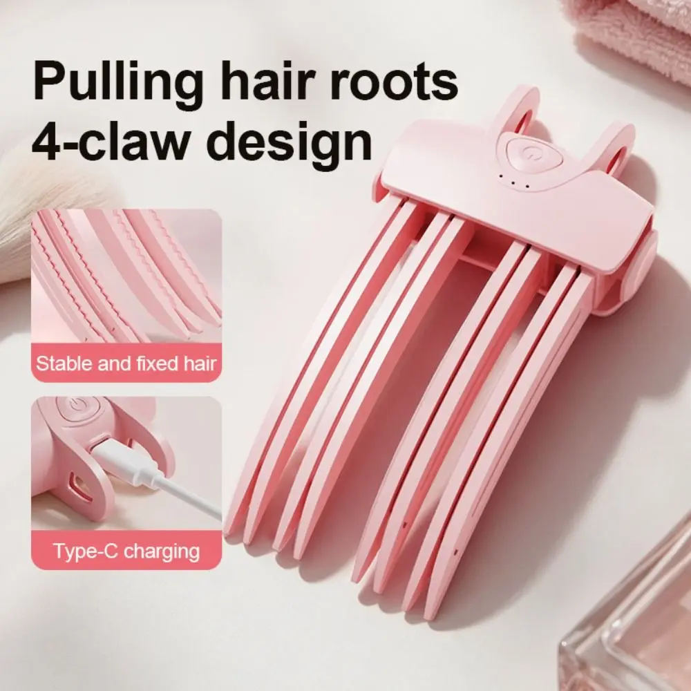 DIY Tools Electric Heating Hair Roots Fixed Shape Clip Non-Slip Portable Volume Bangs Clip Heat Resistant Durable