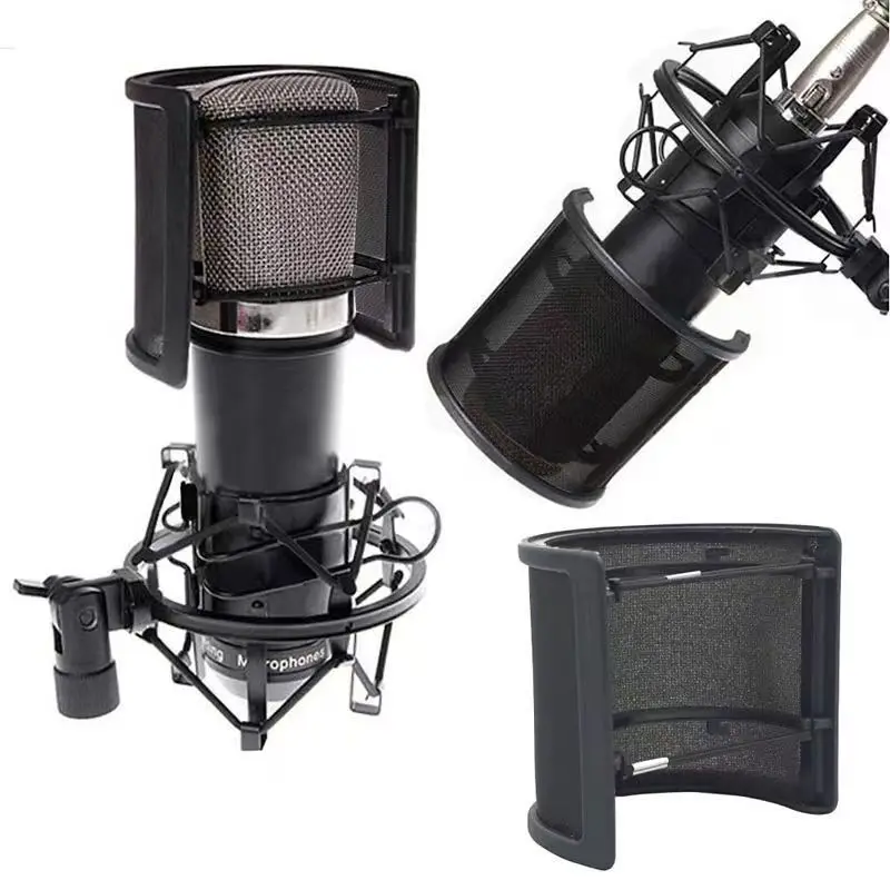 U-shaped soundproof cover condenser microphone anti-splash net anti-splash cover