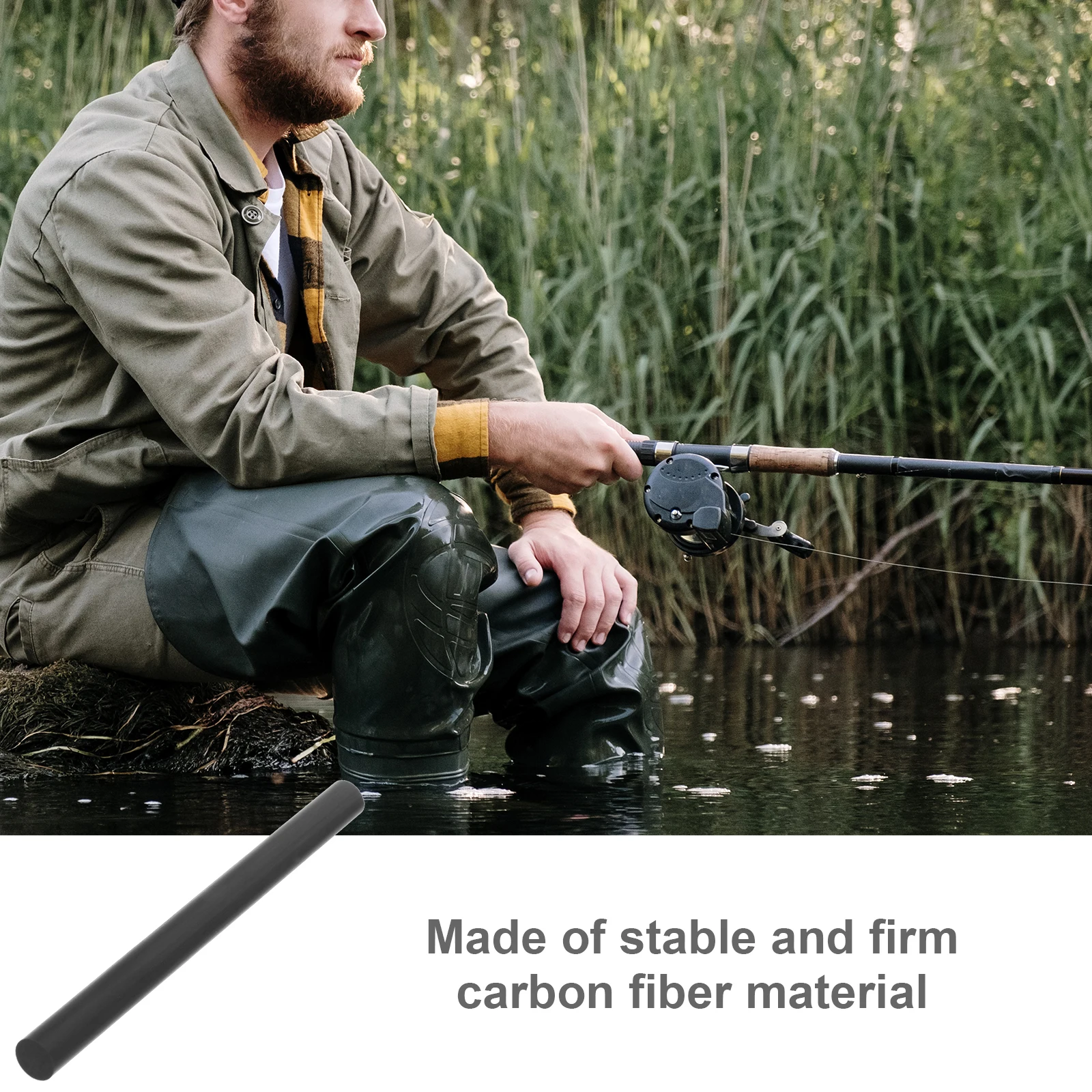 

Fishing Rod Repair Insert Festival Carbon Fiber Broken Pole Accessories Replacement Parts Kit Refit Rods Kits