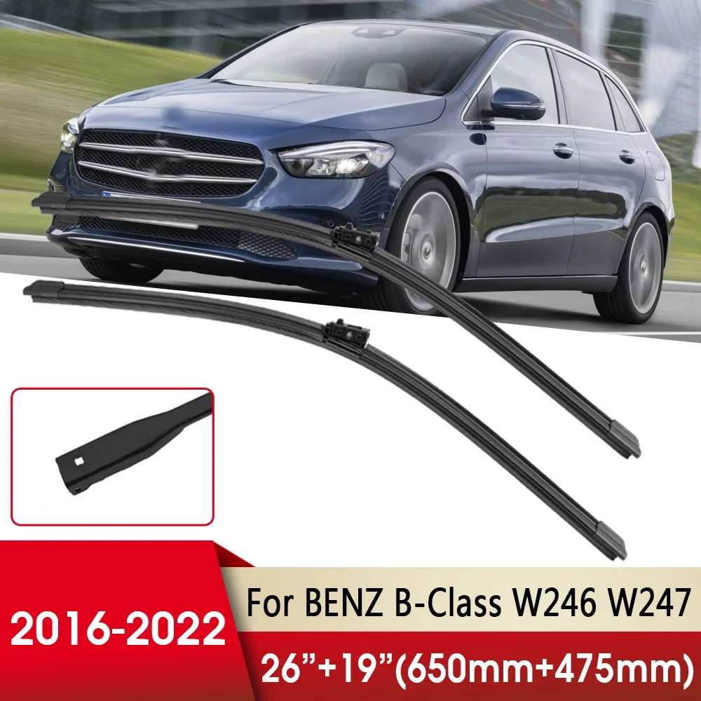 Car Wiper Front Wiper Blade For Mercedes-Benz B-Class W247 2018 2019 2020 2021 2022 26