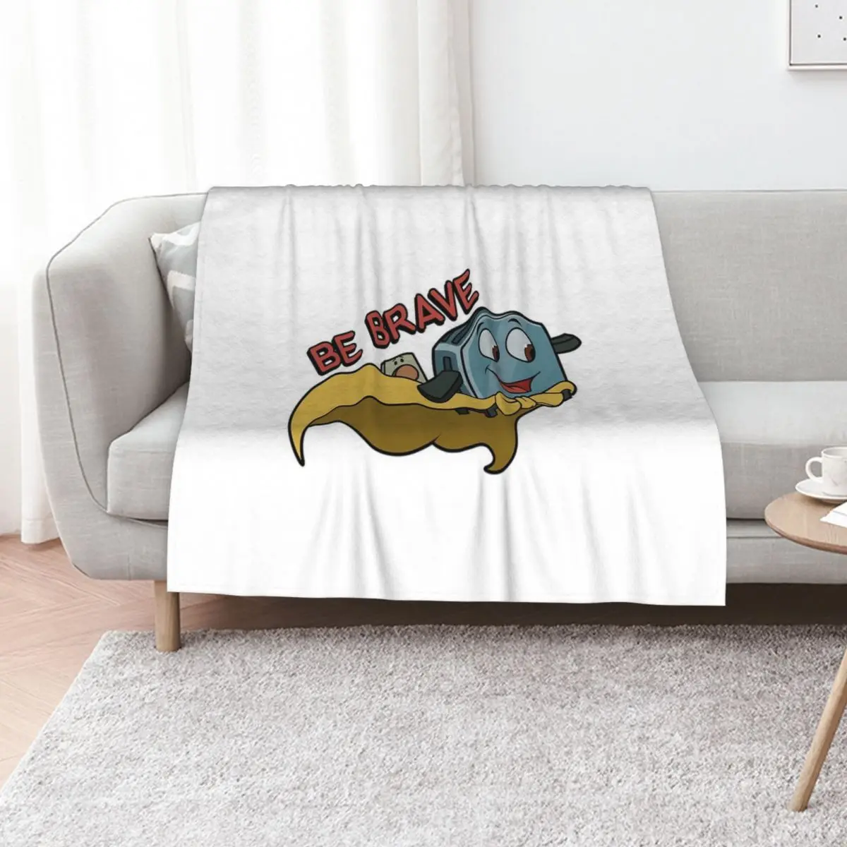 Brave Little Toaster T-ShirtBe Brave Little Toaster Throw Blanket Retros Plush Sofa Throw anime Decorative Sofas Blankets