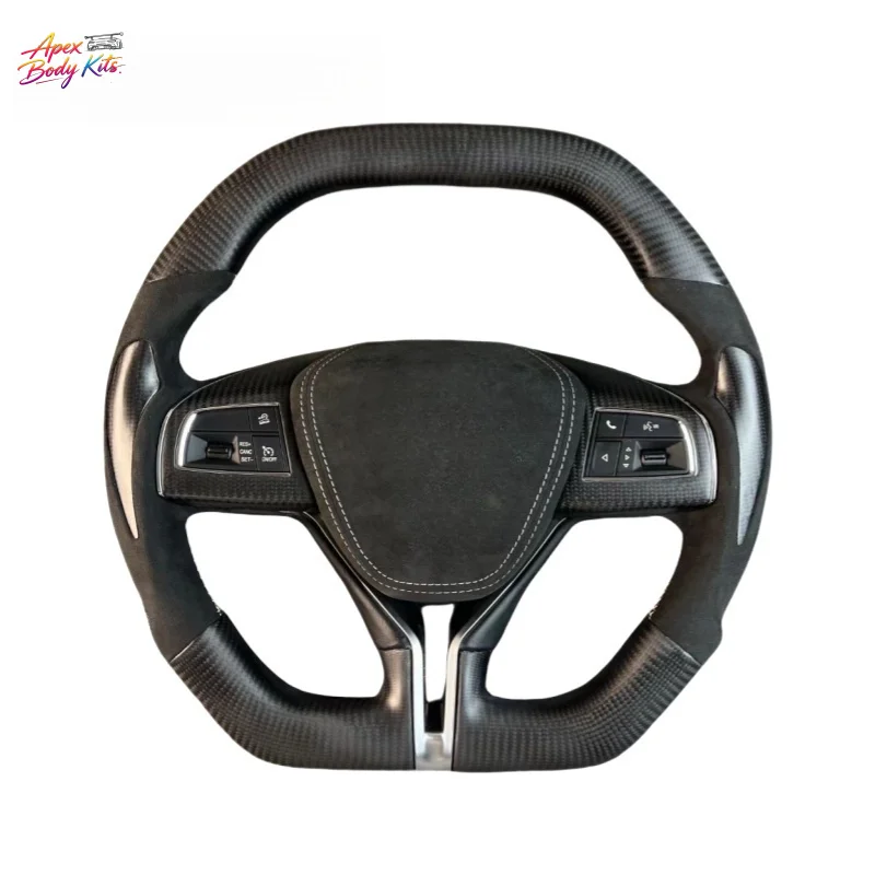FOR Maserati Ghibli Levante Quattroporte Upgrades and Customizes Carbon Fiber Steering Wheel Without Airbag