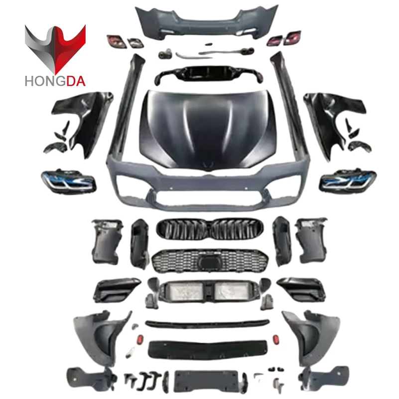 

F90 Facelifts F10 Upgrade G30 LCI F90 M5 Bodykit Автомобильный бампер Капот Фара для BMW 5 серии F10 До F90 Полный комплект кузова