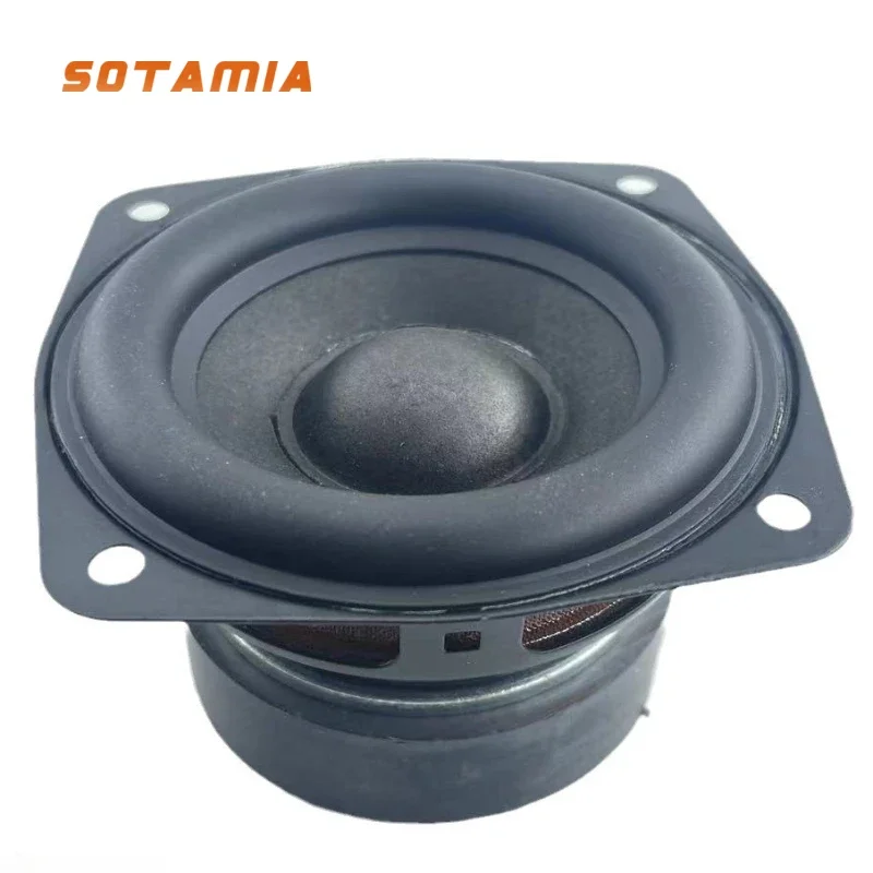 SOTAMIA 1Pcs 3 Inch Subwoofer Speaker Hifi Home Music Audio 4 Ohm 15W Sound Bass Speaker DIY Home Theater Woofer Loudspeaker