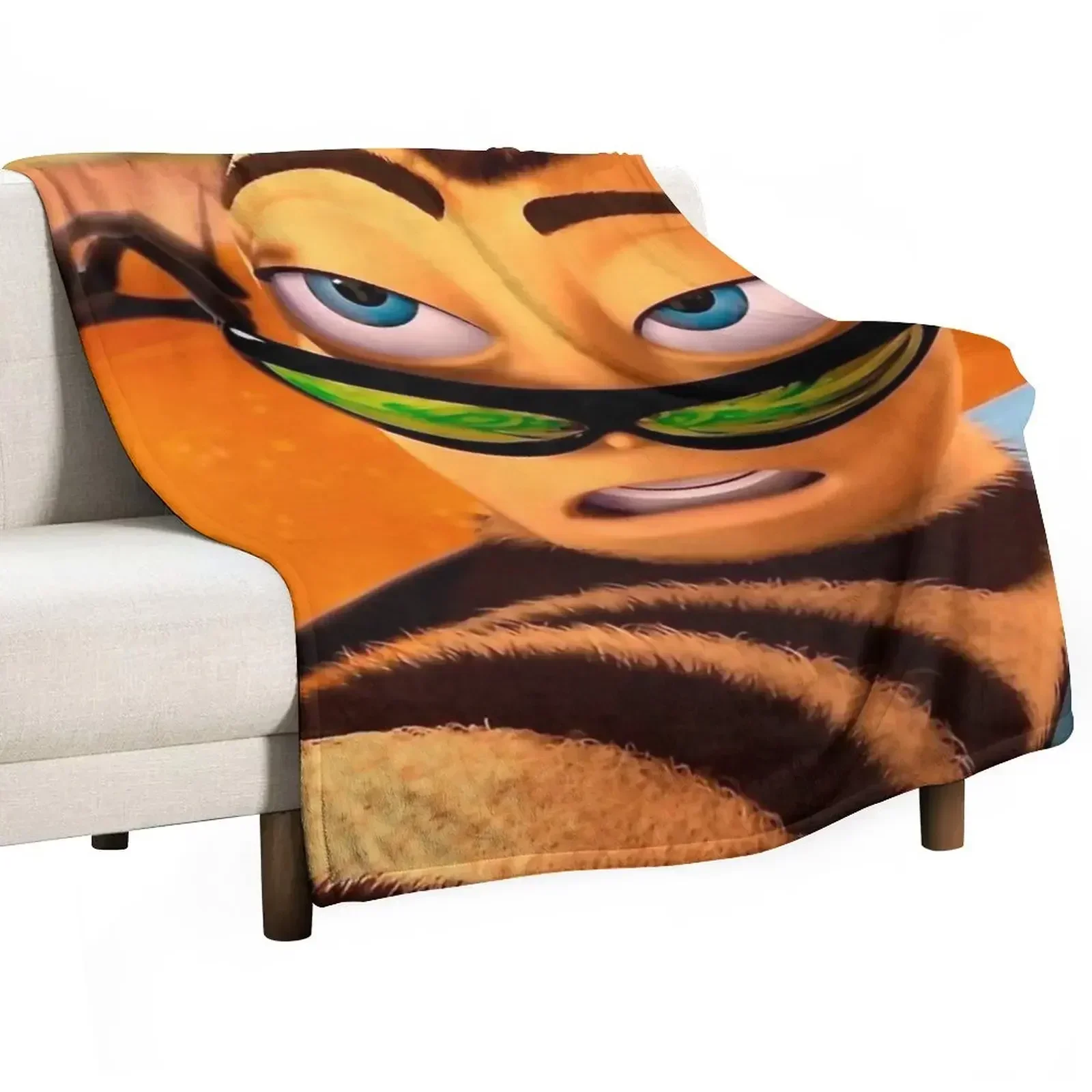 Barry Benson Bee Movie Meme Throw Blanket Designers Winter beds Beautifuls Plaid on the sofa Blankets