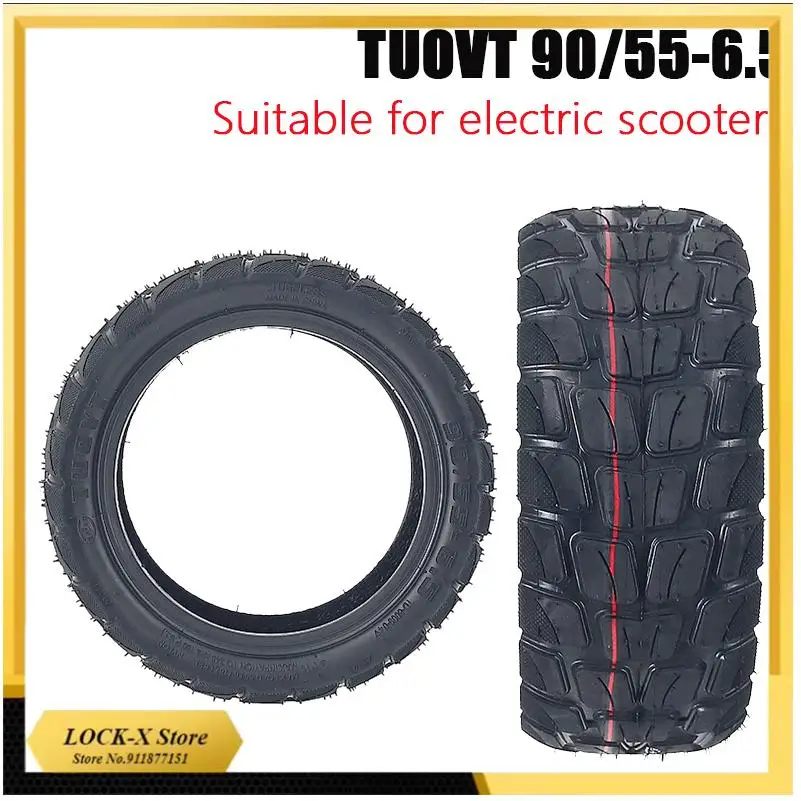 

Hot selling 10 inch 90/55-6.5 widened and wear-resistant off-road vacuum tire electric scooter tubeless tire accessories
