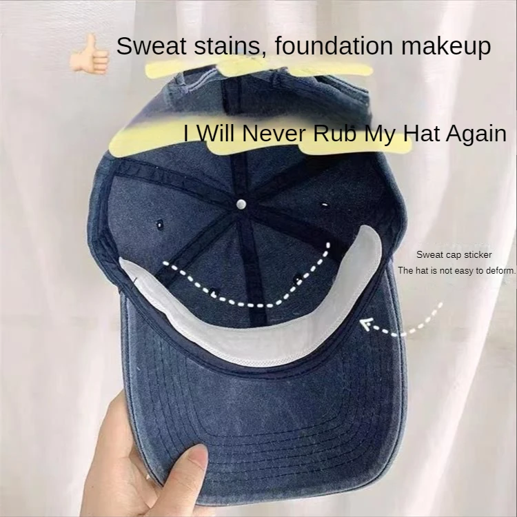 Sweat absorbing brim patch collar, stain proof, sweat proof, dirt proof, foundation make-up resistant inner patch