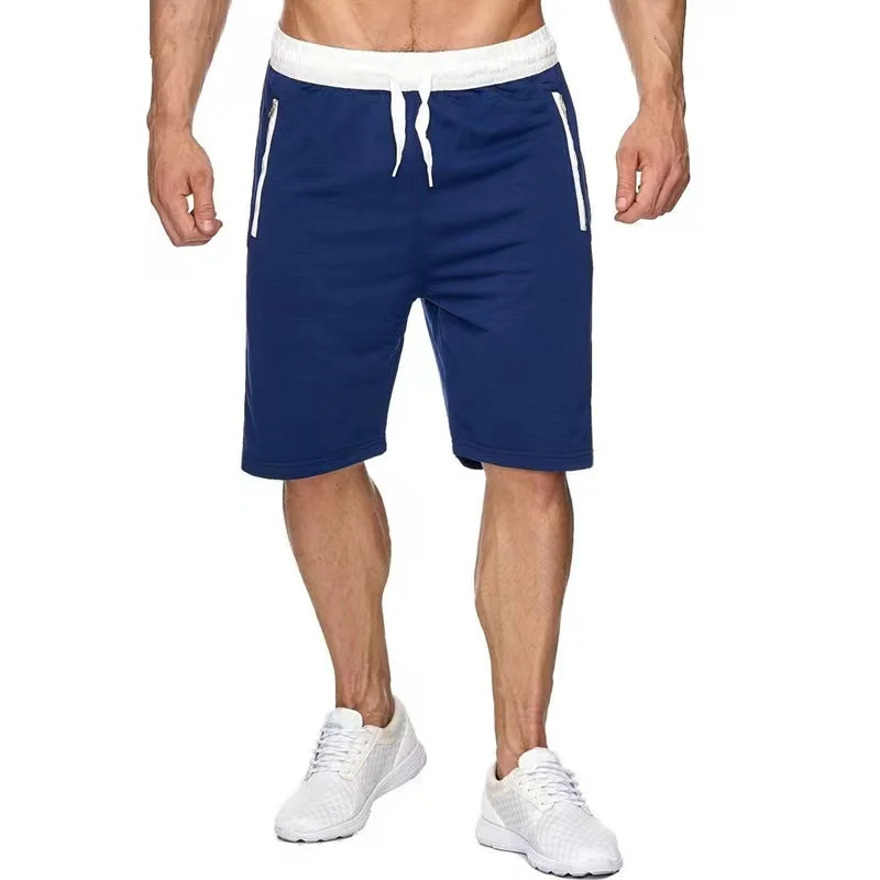 2024 New Men's Cross-Border Sports Pants Men's Casual Jogging Shorts Elastic Fitness Pants Cropped Pants S-2XL Men