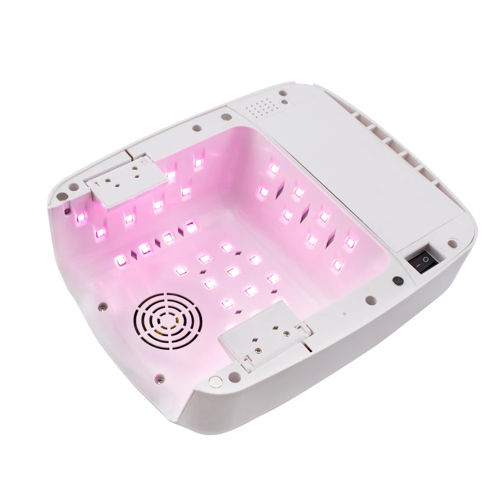 New High Power 96W Strong RED light Cordless Rechargeable Wireless LED UV Nail Lamp For Gel Nail Polish Dryer