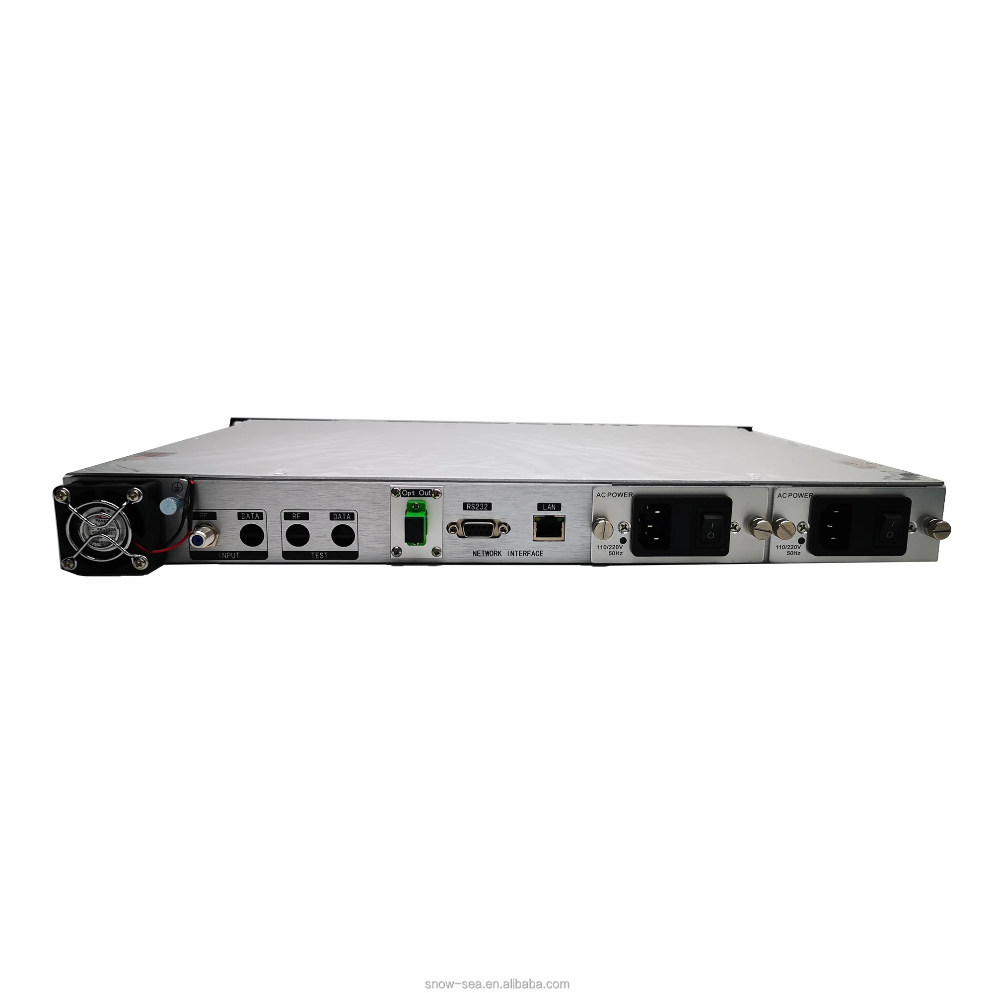 1550nm 10mW 10dBm Directly Modulation CATV Optical Transmitter with AGC and Dual Power Supply and Simple Network Management Func