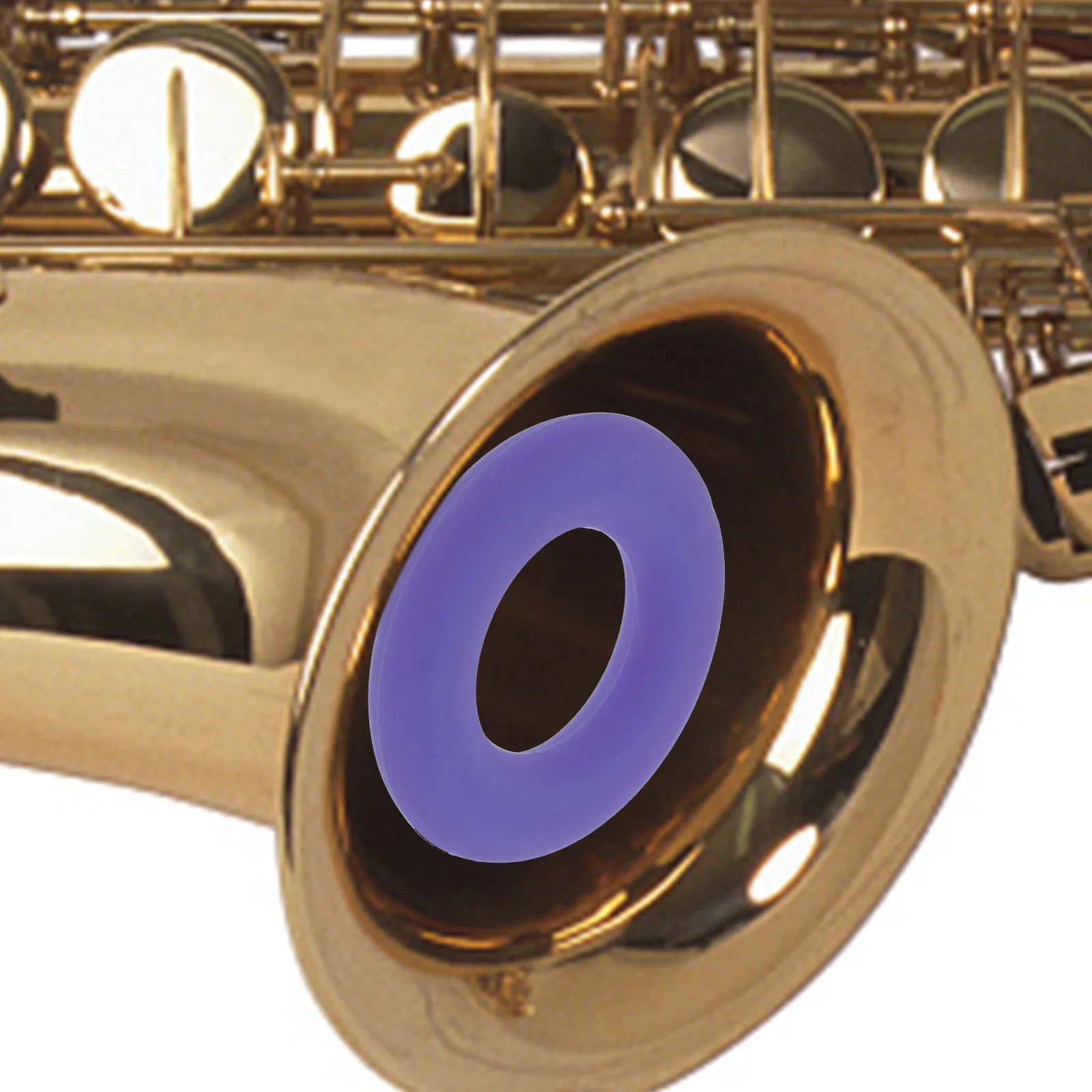 

Sax Dampener Saxophone Accessories Musical Instrument Purple Silica Gel Alto Mute