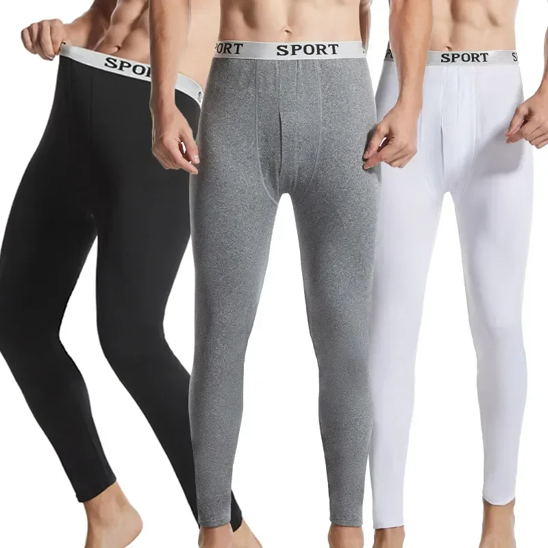 Warm Johns Thermal Male Bottoming Trousers Tight Winter Underwear Long Autumn 2022 Men Legging Underpants