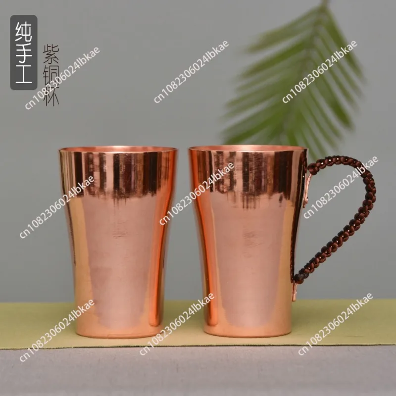 

Pure copper thickened water cup, beer cup, cold drink cup, stylish copper , coffee powder