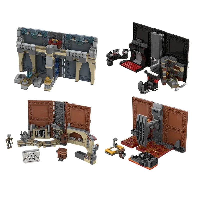 Sterfilm Model Moc Gebouw Bakstenen Death Star Detentie Blok Technologie Modulaire Blokken Geschenken Kerstspeelgoed Diy Sets Assemblage