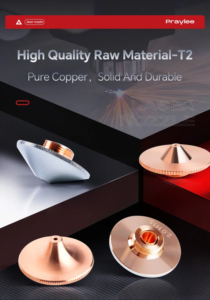 Laser Raytools Düse für Faserlaserschneidemaschine Doppel/Einzel D28 D32 1,2 mm 1,5 mm für Precitec WSX Bodor HANS Kopf – Detail 5