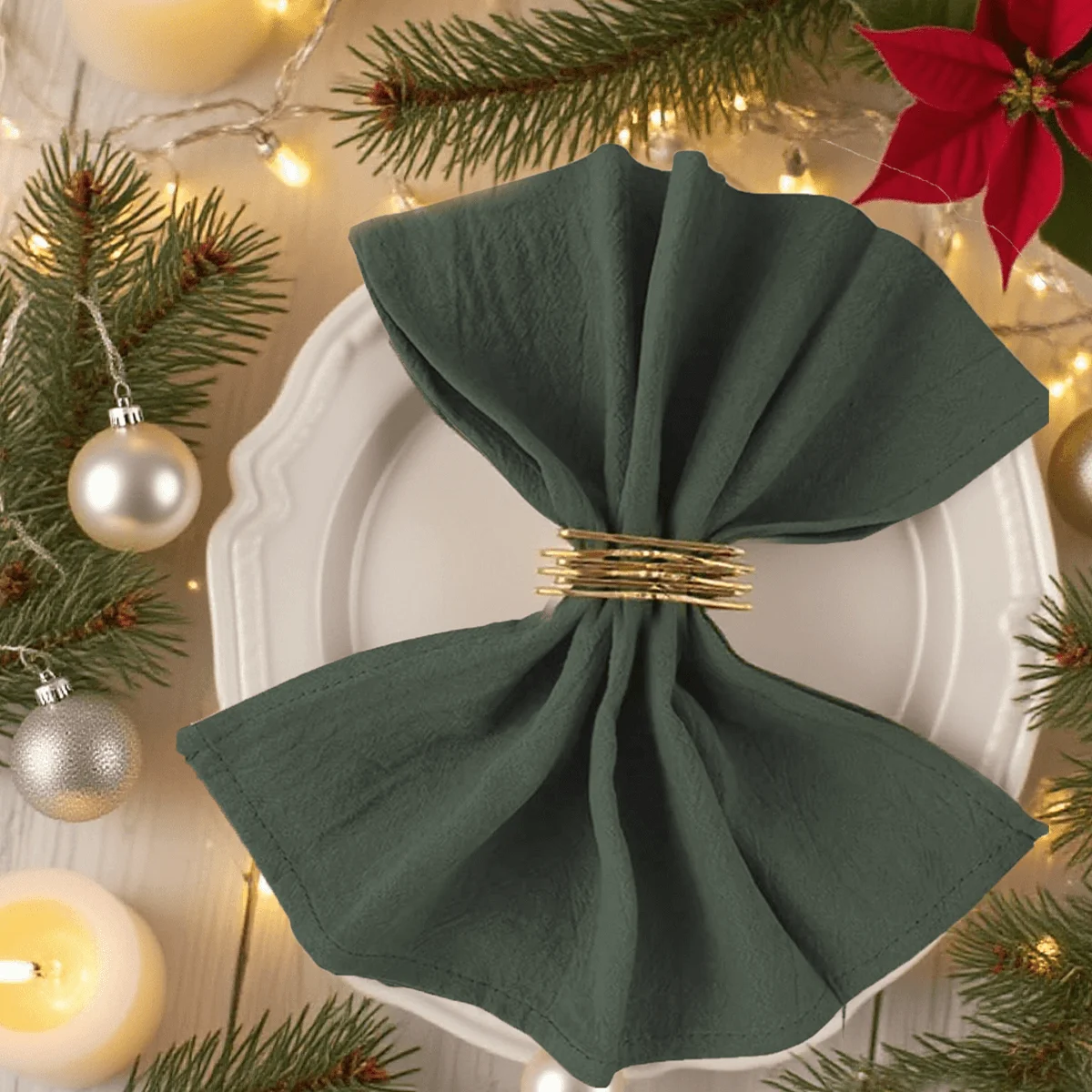 

Skin Friendly Absorbent Pleated Texture Tablecloth Napkin Bib Wet Wipe Cup Cleaning Cloth Home Decoration