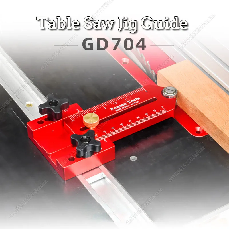 Imagem -02 - Table Saw Guide Jig Thin Rip Jig Localizador para Repetição Cortes de Tira Estreita Funciona com Mesa Saw Router Band 90 mm 140 mm 1pc