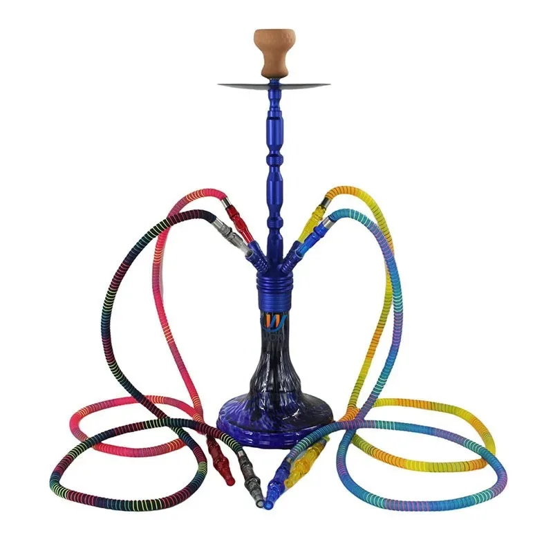 Four-person Arab shisha bar, shisha pot, aluminum alloy shisha accessories, charcoal, smoke paste, tinfoil