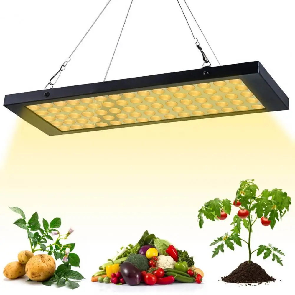 Luz Led de espectro completo para cultivo de plantas, lámpara de alta potencia con disipación de calor eficiente para invernadero, ahorro de energía, 100w