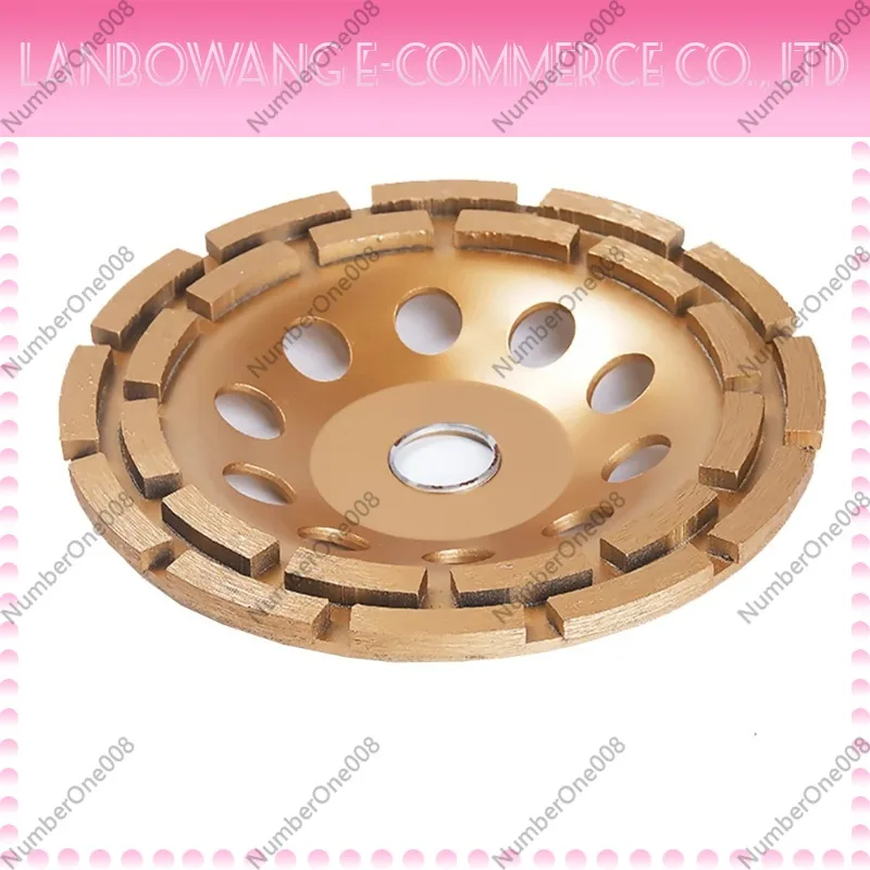 

Suitable for Concrete Diamond Double Row Grinding Wheel, Marble Granite Corner Grinding Tool