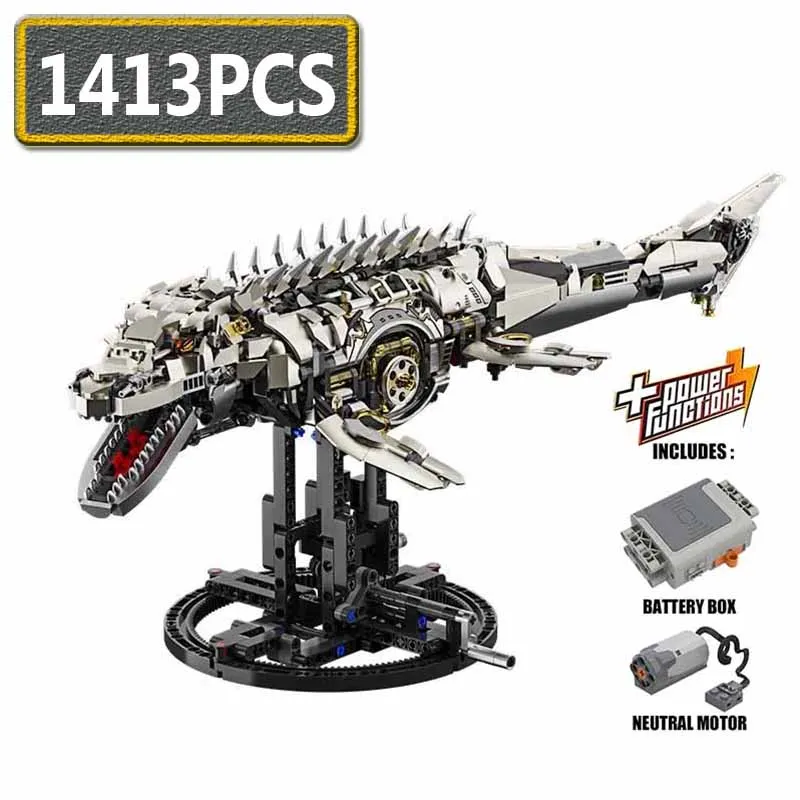 

Электрический конструктор «Мозазавр» (механическая модель) — развивающая игрушка для самостоятельной сборки, настольное украшение, праздничный подарок для взрослых