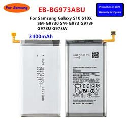 サムスンギャラクシーs10,s10 x,EB-BG973ABU,SM-G9730,g973f,g973u,g973w,SM-G973 mah,新品用の3400バッテリー