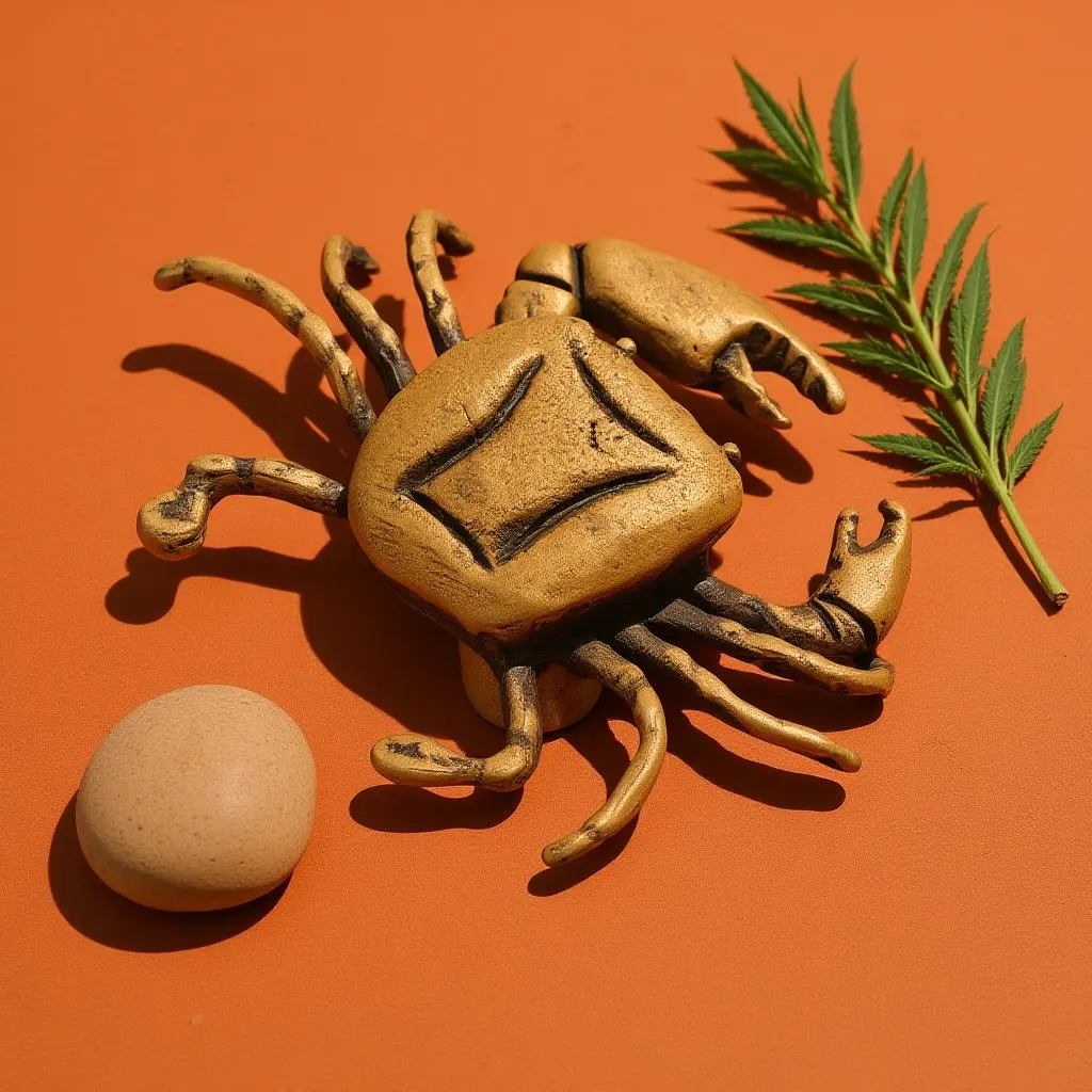 Brass Crab Cabinet Knobs Set Retro Ocean Theme Drawer Pull Handles for Kitchen Cabinets Dresser Doors Vintage Decorative