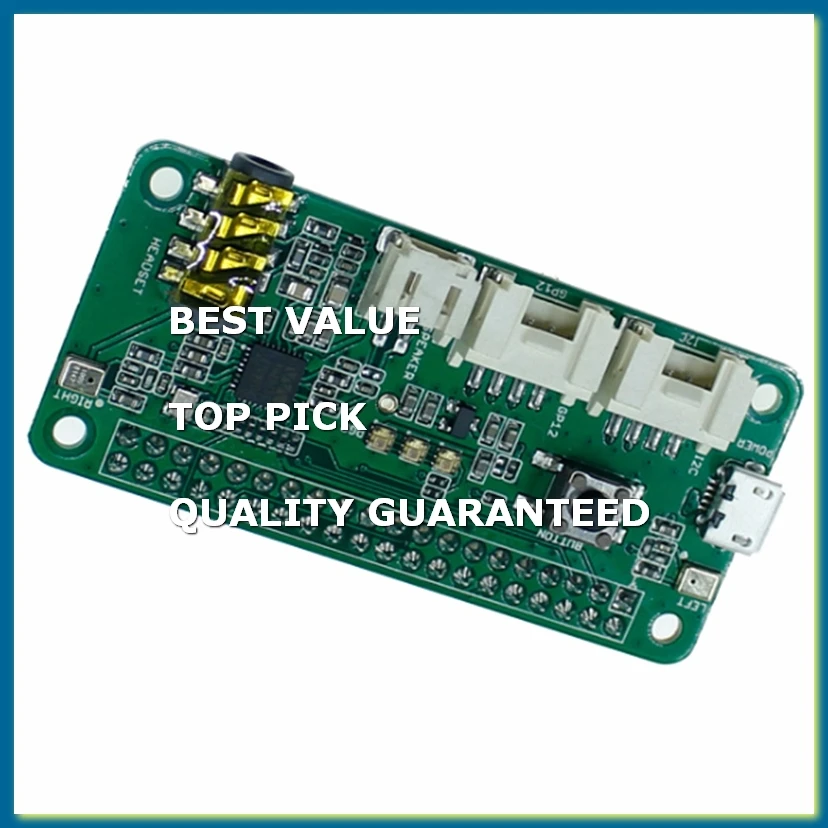 ReSpeaker 2-Mics Pi Hat for 4 Model B Voice Module Dual Microphone Array for Zero 3B